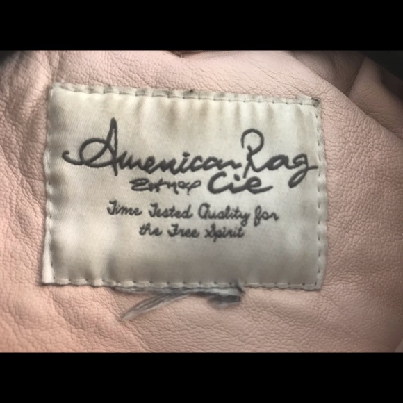 American Rag Pink Leather Riding Jacket - Picture 5 of 10